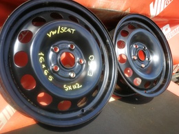 Volkswagen Golf V-VI acélfelni 16X6.5J, 5X112X57,ET50 KFZ9915