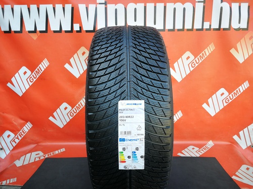 265/40R22 Michelin Pilot Alpin 5 SUV FR 106VXL Új! 1db-os!
