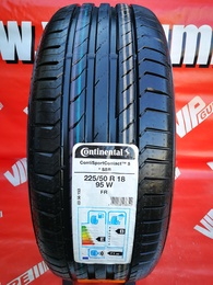225/50R18 Continental SportContact 5 * SSR RSC Új! DOT0719