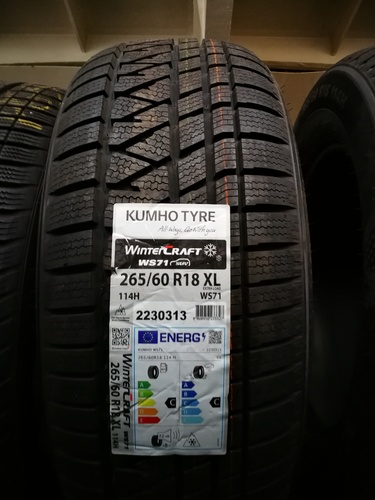 265/60R18 Kumho Wintercraft WS71 SUV 114HXL Új!