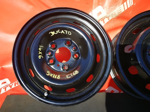 Fiat Ducato/ Jumper/ Boxer acélfelni 16X6J, 5X118X71.1, ET68